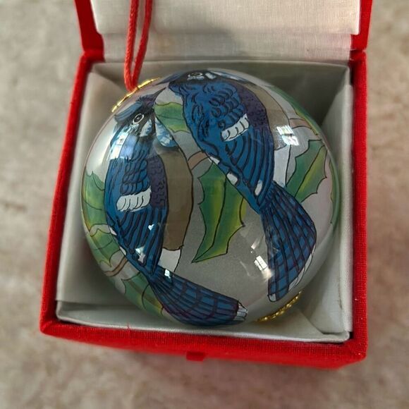 Blue Jays Hand Painted Christmas Ornament - Picture 3 of 5